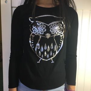 Arizona Black Owl Long Sleeve Shirt